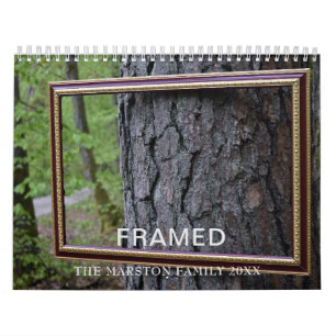 Calendário FRAMED de 12 meses