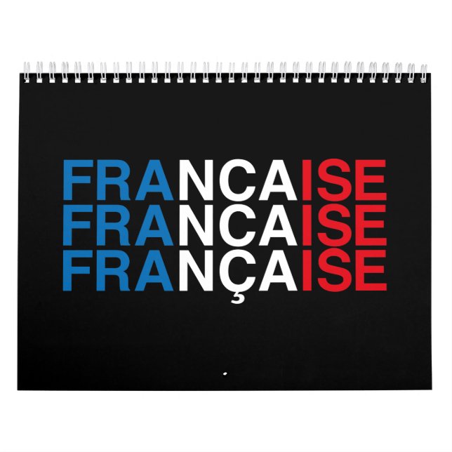 Calendário FRENCH Flag (Capa)