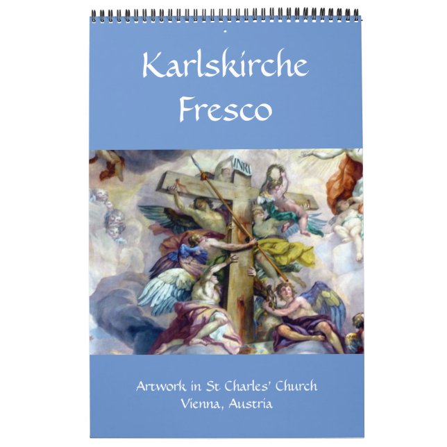 Calendário fresco karlskirche viena (Capa)