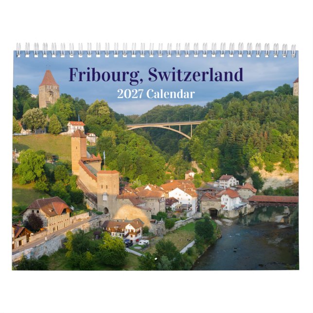 Calendário Friburgo Suíça 2026 (Capa)