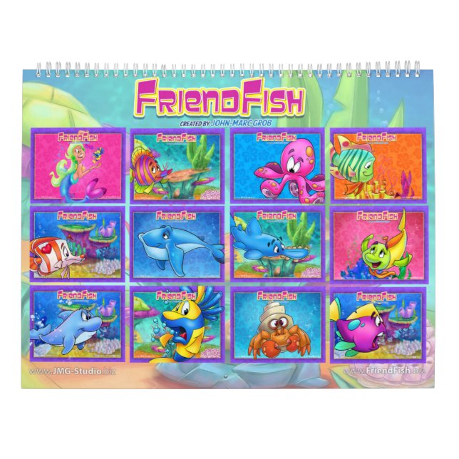 Calendário FriendFish 2021 (Verso)