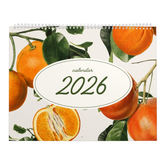 Calendário Fruit 2026 (Capa)