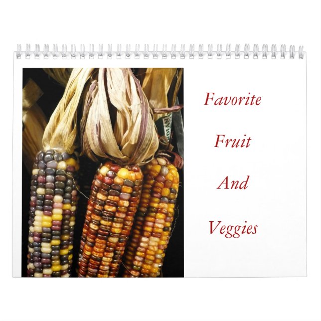 Calendário Fruta & vegetarianos favoritos (Capa)