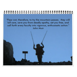 Calendário Fuga de John Muir - personalizada