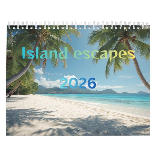 Calendário Fugas de ilha 2026 (Capa)