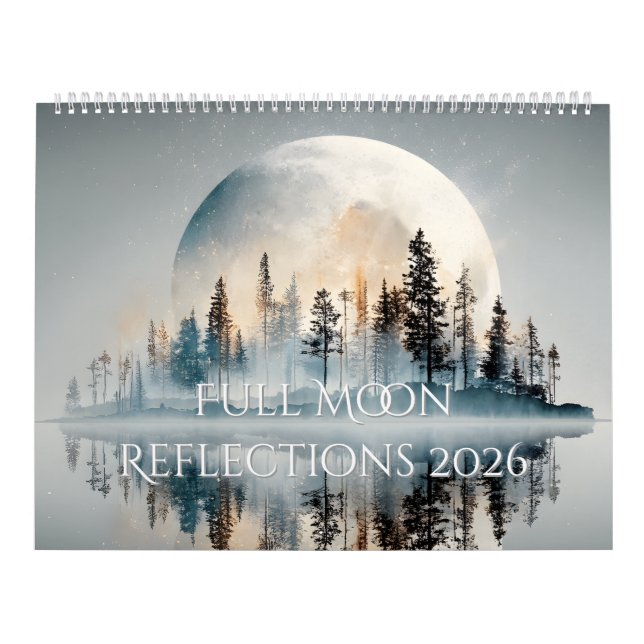 Calendário Full Moon Reflections 2026 Calendar (Capa)