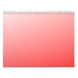 Calendário Fundo Abstrato Minimalista com Gradiente Rosa Verm