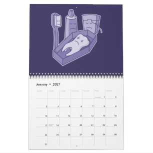 Calendário Funeral dos dentes