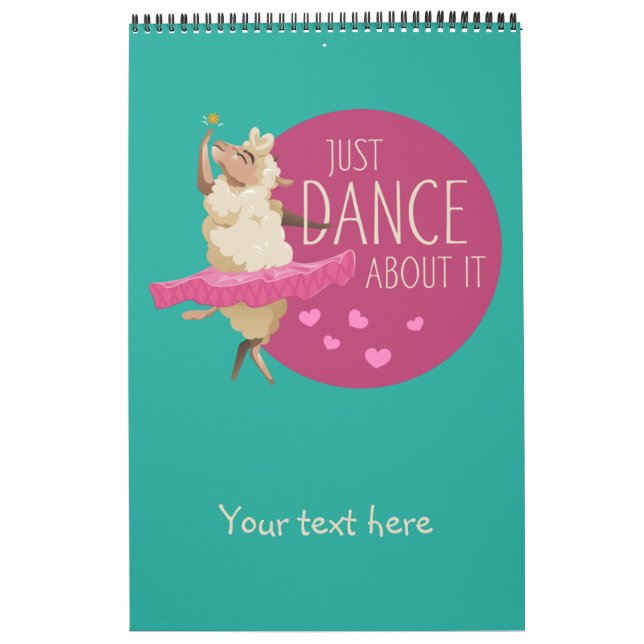 Calendário Funny Sheep Message - Just Dance About It 1 (Capa)