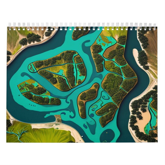 Calendário Futuristic Marshlands (Capa)