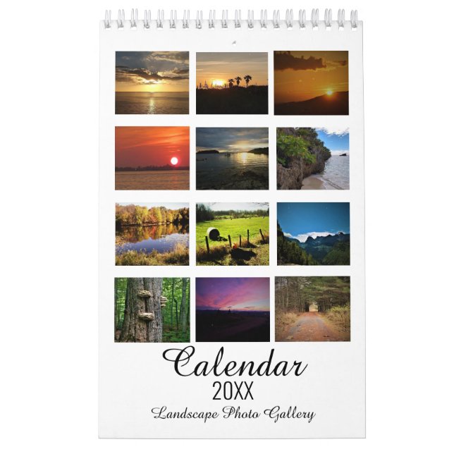 Calendário Galeria de Fotografias Paisagem (Capa)