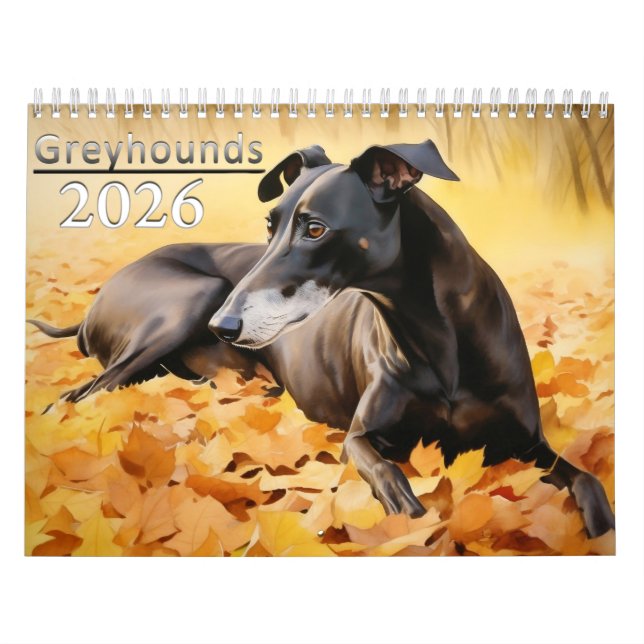 Calendário Galgos 2026 (Capa)