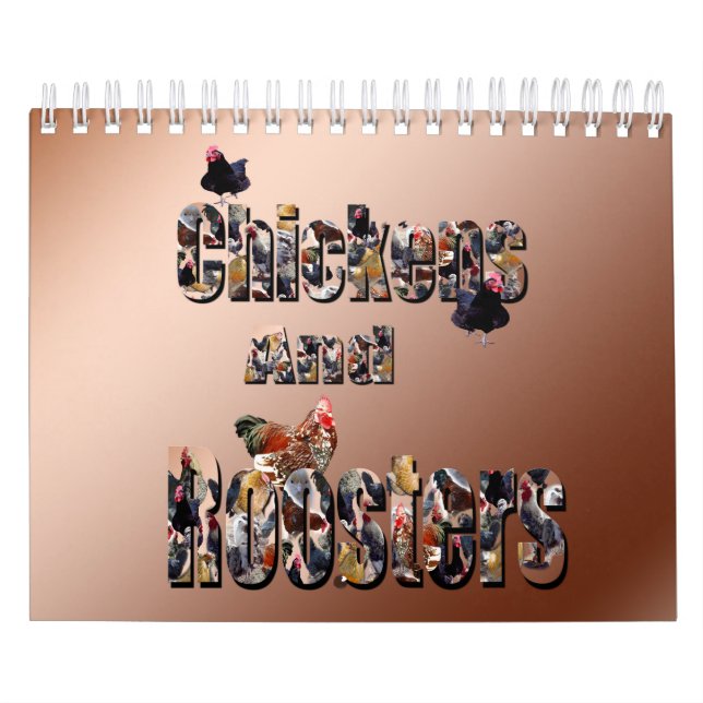 Calendário Galinhas E Galos, (Capa)