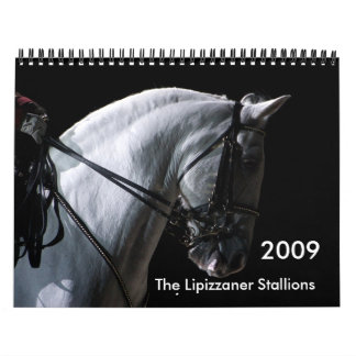 Calendário Garanhões de Lipizzaner