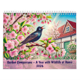 Calendário Garden Companions – A Year with Wildlife at Home 2
