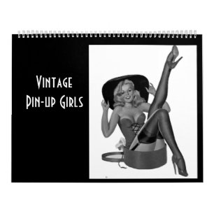 Calendário Garotas Pin-up Vintage 13 Imagens