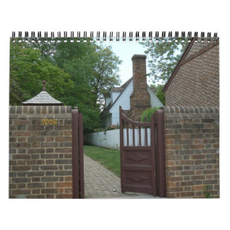 Calendário Gates and Fences of the USA calendar