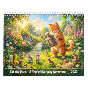 Calendário Gato e Ratos - Um Ano de Aventuras Diárias