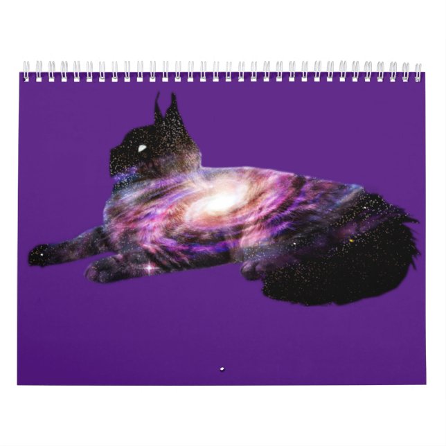 Calendário Gato Espacial Via Látea  (Capa)
