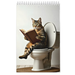 Calendário Gato Feliz: Design de Gatinhos Gons Bonitos para G
