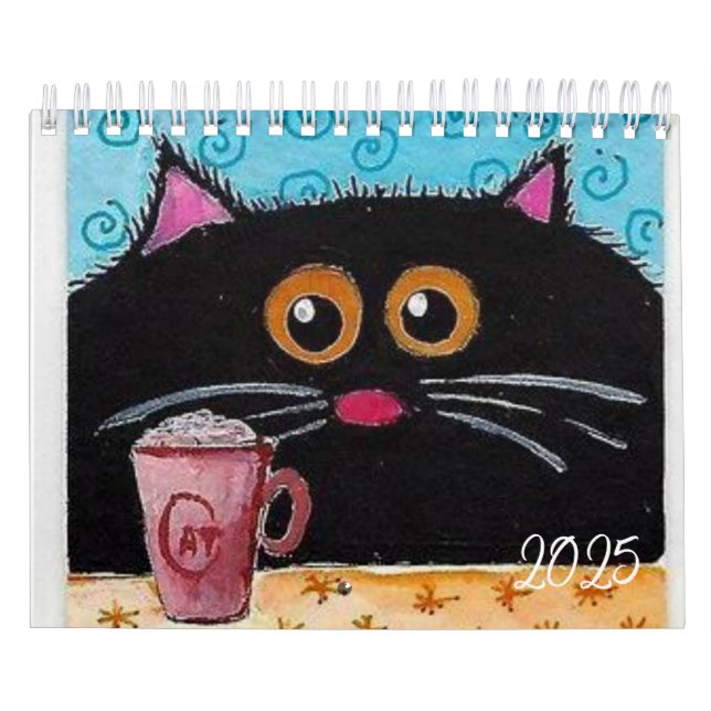 Calendário Gato Gatinho 2025 Caprichoso  (Capa)