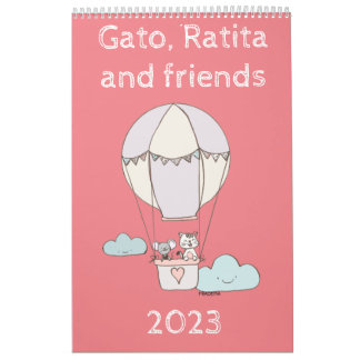 Calendario Gato, Ratita and friends
