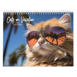 Calendário Gatos de Férias