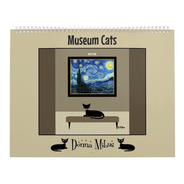 Calendário Gatos de Museu (Capa)