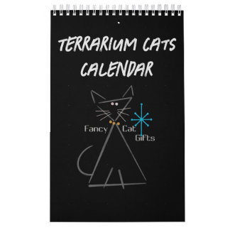 Calendário Gatos de Terrarium