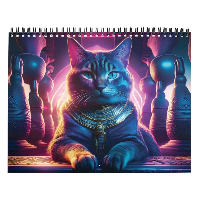 Calendário Gatos Egípcios (Capa)