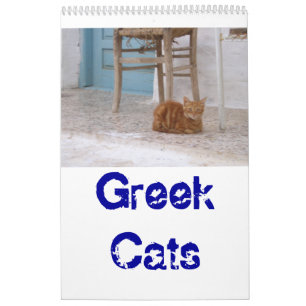 Calendário Gatos gregos