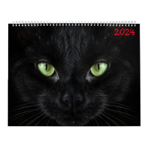 Calendário gatos pretos