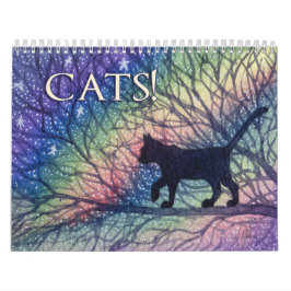 Calendário GATOS! Um gato por mês