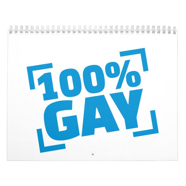 Calendário gay de 100% (Capa)