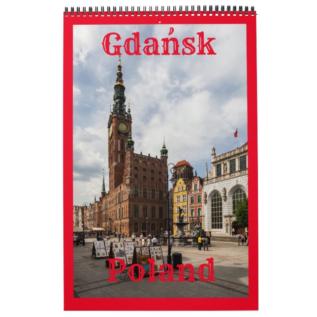 Calendário Gdańsk - Danzig - Polônia - Europa (Capa)