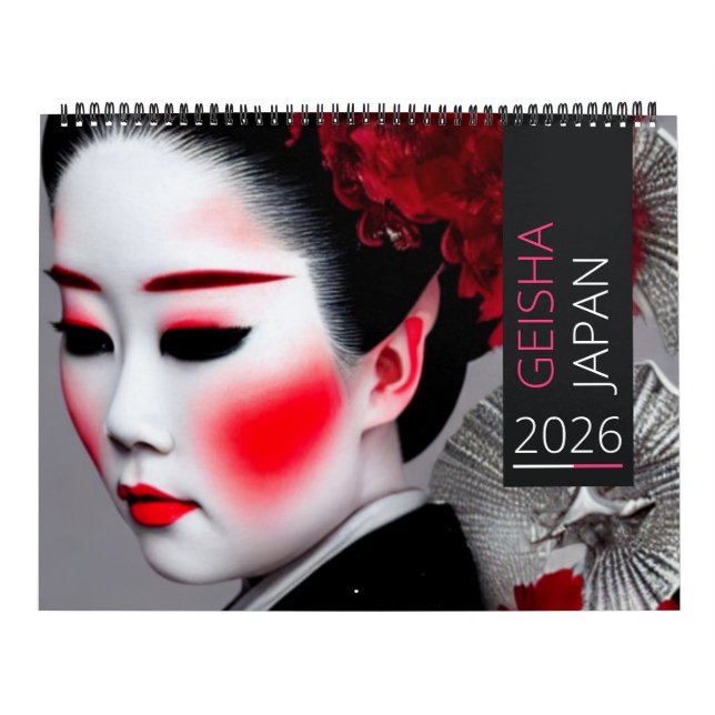 Calendário Geisha Japonês (Capa)