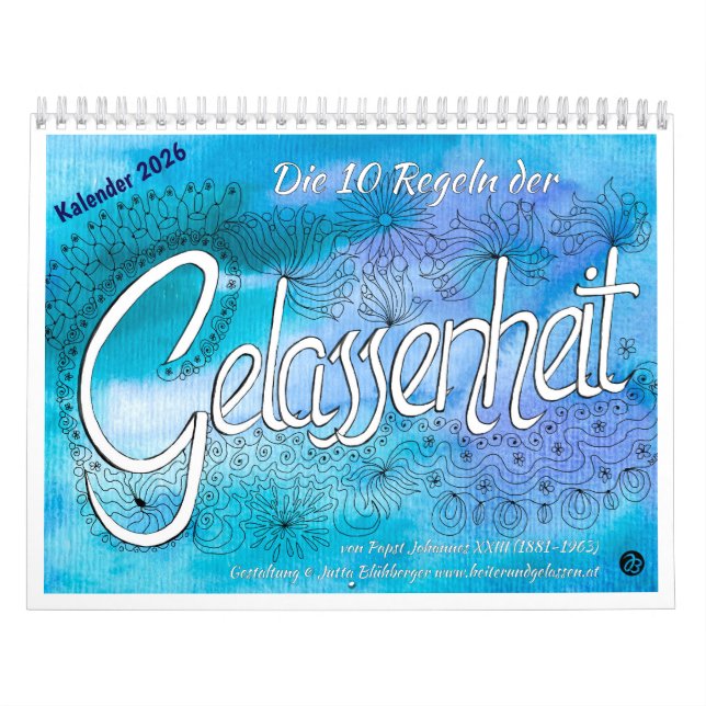 Calendário Gelassenheit Kalender 2026 (Capa)