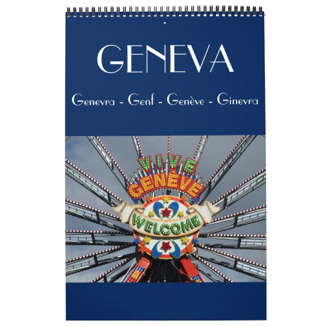 Calendário Genebra Suíça (Capa)