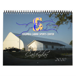 Calendário genérico de 2010 cães dos esportes