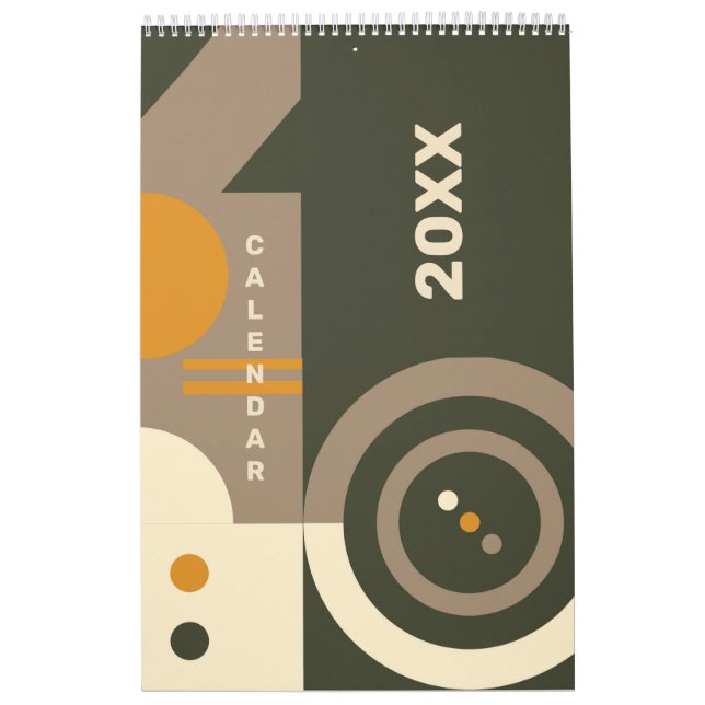 Calendário Geométrico 2023 da Tone Retro Terra Mod (Capa)