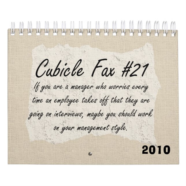 Calendário Gerenciamento Humor 2010 (Capa)