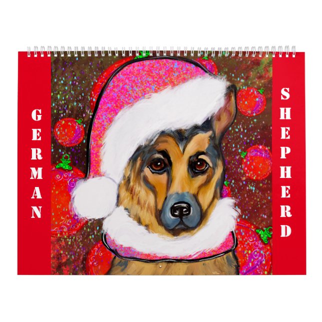 Calendário German shepherd (Capa)