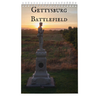 Calendário Gettysburg Battlefield