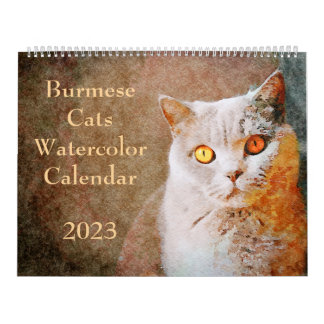 Calendário Gift... 2023 da Mãe Gata Birmanesa.