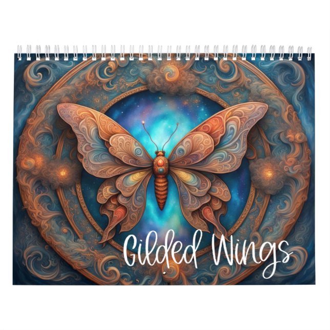 Calendário Gilded Wings Calendar (Capa)