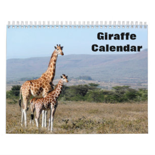 Calendário Girafa 2025