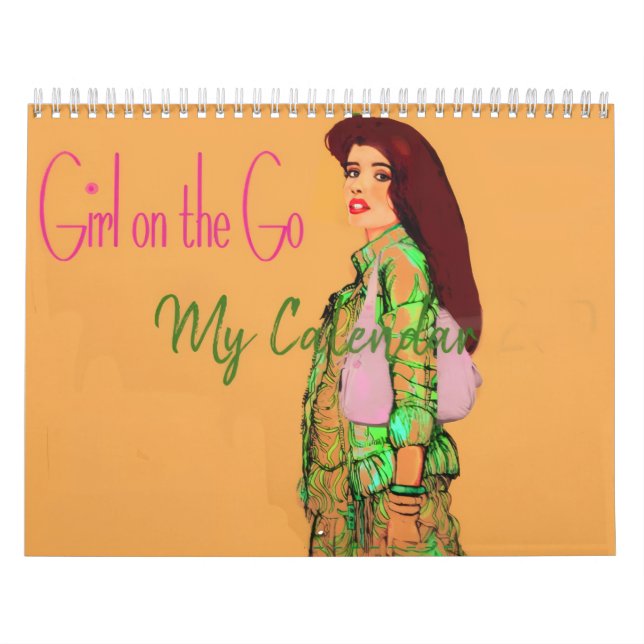 Calendário Girl on the Go 2026 Calendar by artist (Capa)