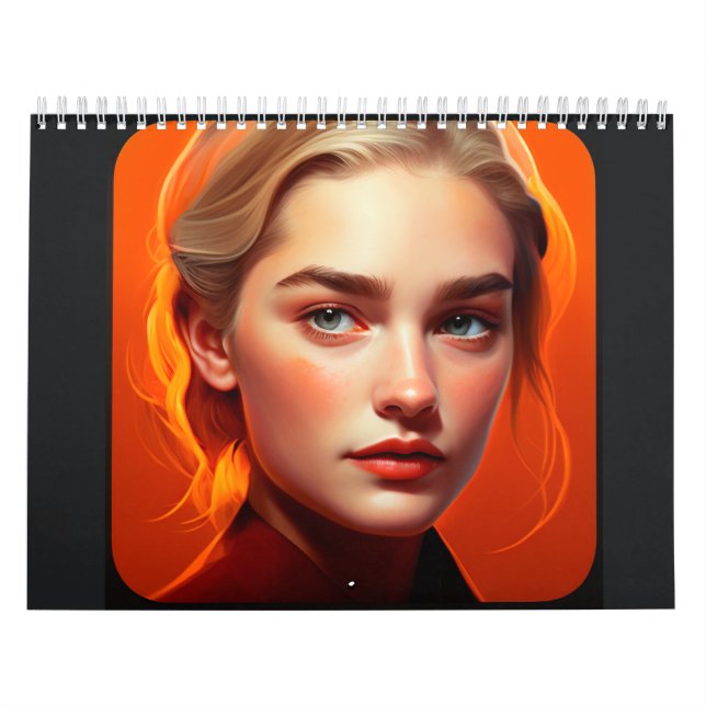 Calendário Girl with blue eyes (Capa)