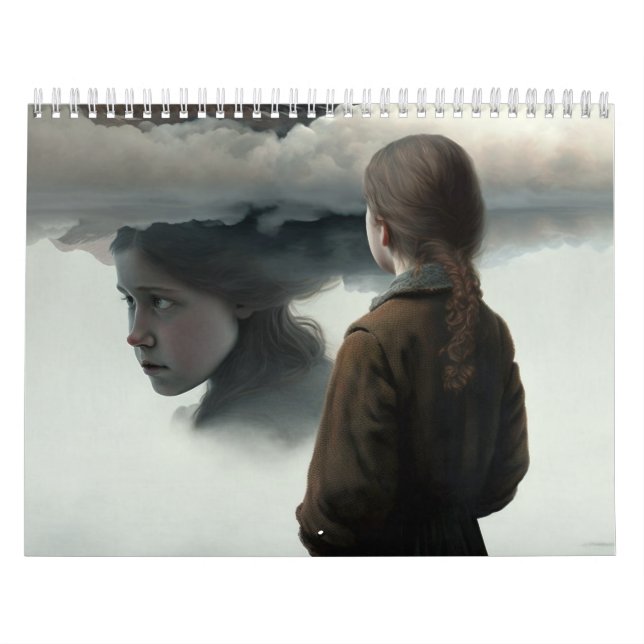 Calendário Girl with clouds (Capa)