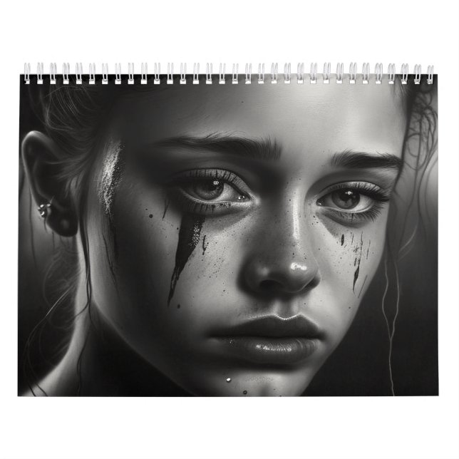 Calendário Girl with tears (Capa)